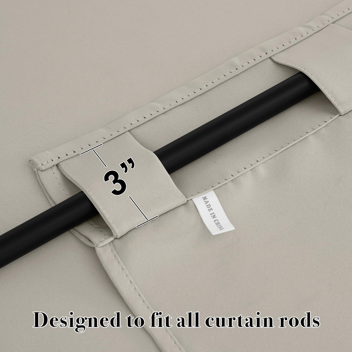 Curtains for Bedroom Kitchen Bathroom Cafe Basement RV (2 Count)