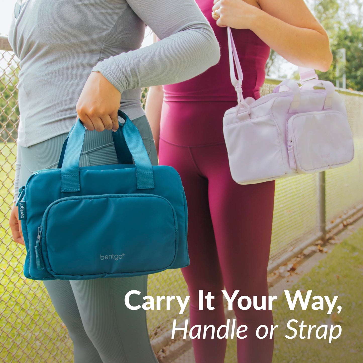 Bentgo Insulated Lunch Bag – Extra-Large Capacity Adult Lunch Bag with Shoulder Strap and External Storage Compartment, Durable, Lightweight, Ideal for Work, School, & Meals On the Go (Lavender)