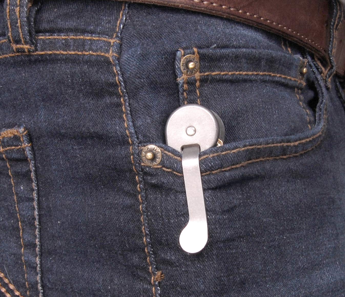 Stonewashed Aluminum KeyBar | Everyday Carry Compact Key Holder Multi-Tool and Keychain Organizer with Pocket Clip (Holds up to 12 Key) Made in the USA