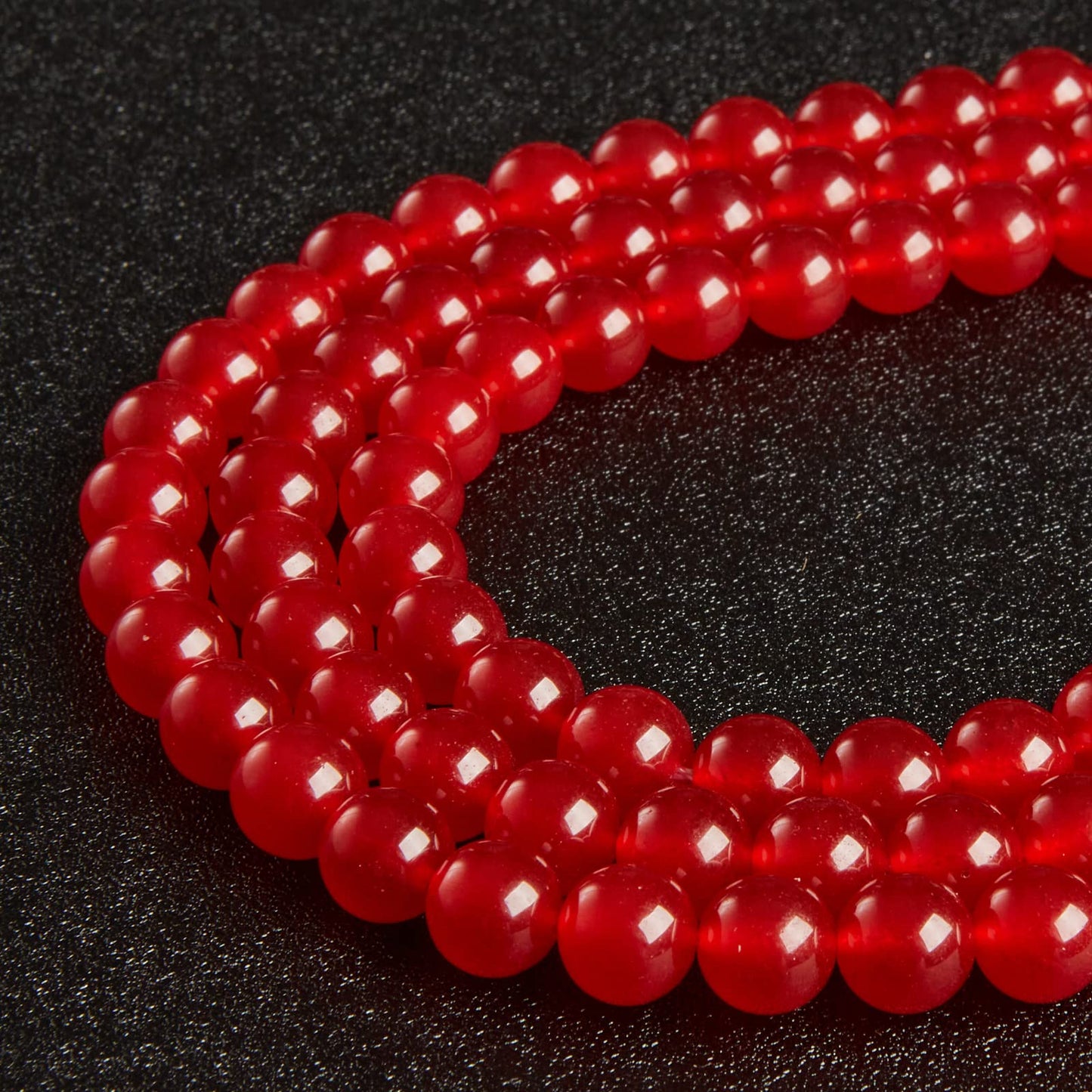 100pcs 8mm Carnelian Beads Natural Gemstone Beads Round Loose Beads for Jewelry Making