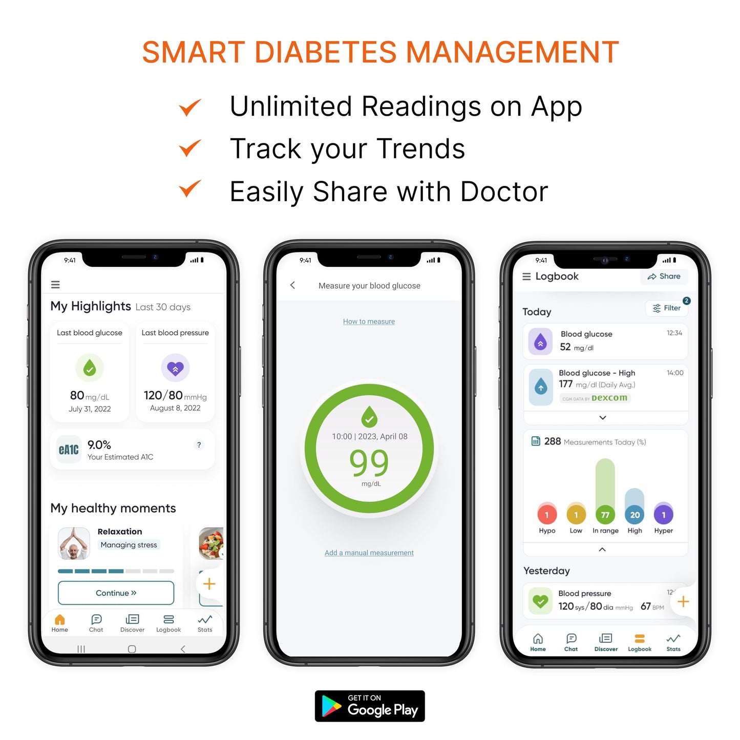 DARIO Smart Glucose Monitor Kit | Lightning Adapter (Compatible with iPhone 14 and earlier) | Test Blood Sugar Levels & Manage Diabetes, Testing Kit Includes: Glucometer with 25 Strips, 10 lancets