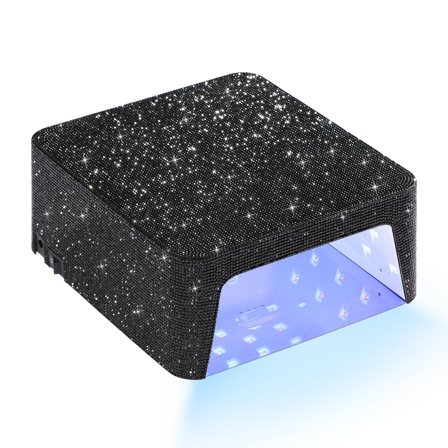 CHRISTINE SHELLY UV Nail Lamp,96W UV Light for Gel Nails, Cordless Nail Light,Rechargeable Nail Dryer, Touch Control & Auto Sensor,Fast Curing Manicure for Salon & Home (Black Diamond)