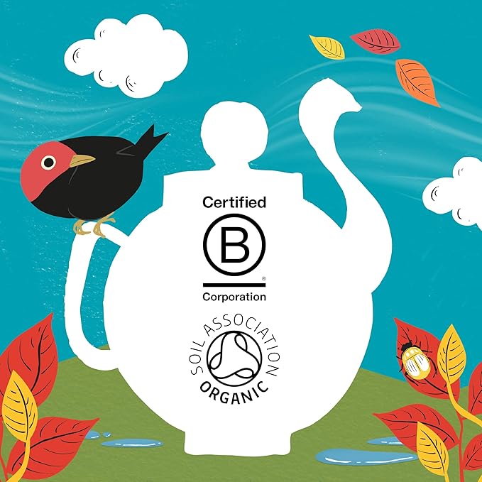 Clipper Tea Organic Fairtrade English Breakfast, Big Ben - USDA Organic, Non-GMO, Fair Trade, Sustainable Caffeinated Tea, 1 Pack, 20 Unbleached Tea Bags