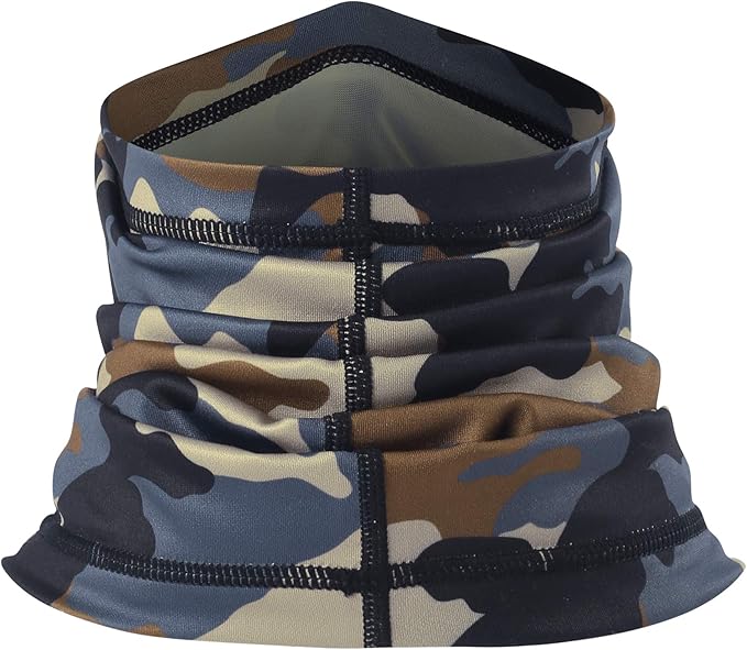 UV Protection Cooling Neck Gaiter Face Mask Scarf for Men - Windproof Neck Cover Bandana Neck Warmer Mask