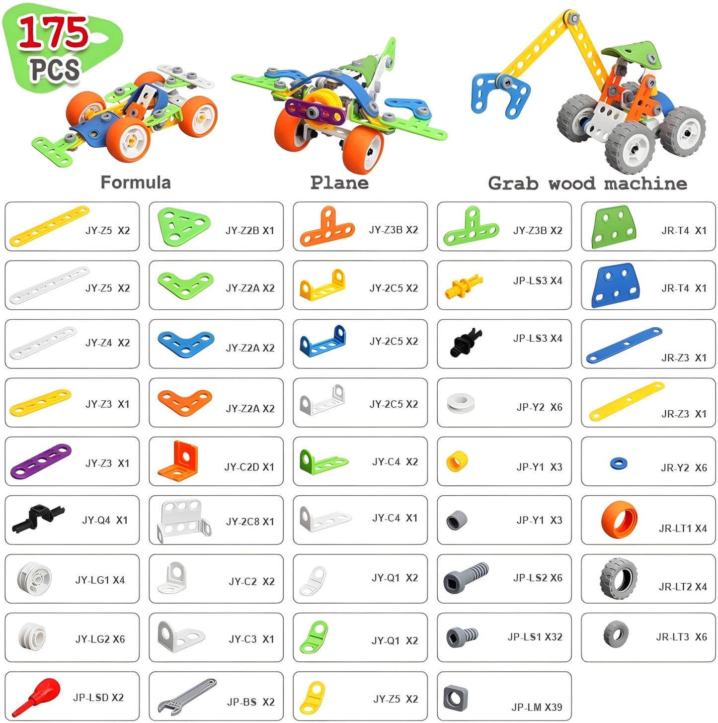 MOONTOY 11 in 1 STEM Kits Building Toys for Kids Ages 4-8 5-7, Stem Toys for 4 5 6 7 8 Year Old Boy Birthday Gift, Educational Construction Set for Boys 4-6 6-8 5-8, Creative Learning Engineering Game