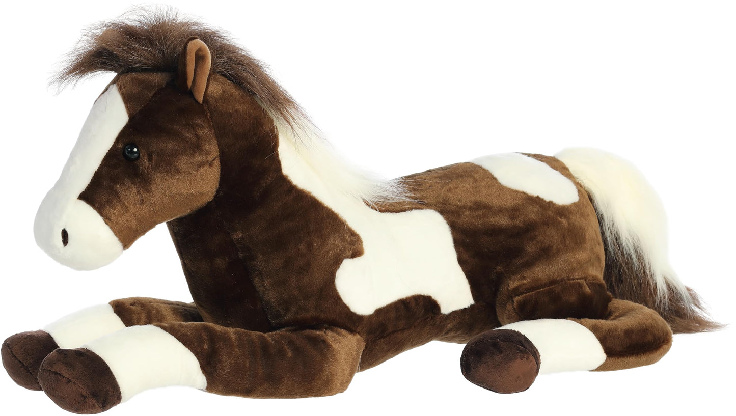 Aurora® Adorable Super Flopsie™ Paint™ Stuffed Animal - Playful Ease - Timeless Companions - Brown 27 Inches