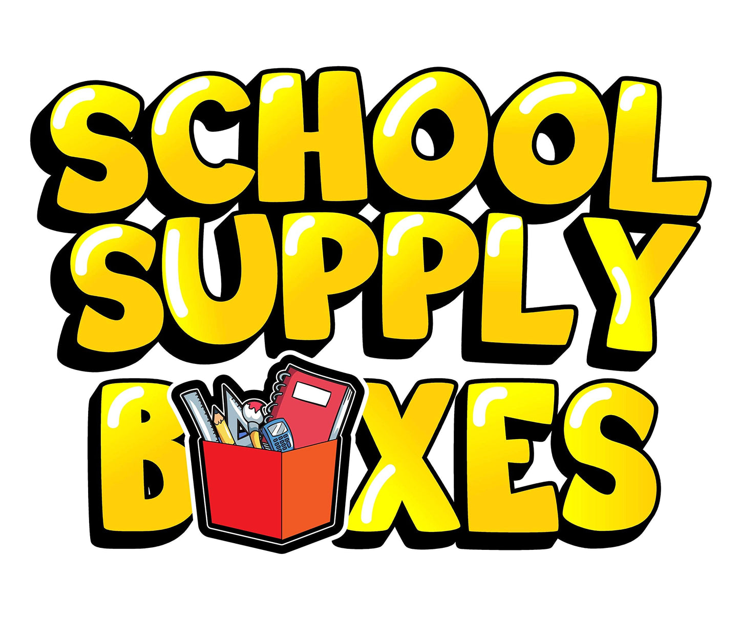 100 Sheet Composition Notebooks - School Supply Boxes - 5 College Ruled Writing Notebooks - 1 Black, 1 Red, 1 Green, 1 Blue, and 1 Yellow (College Ruled)