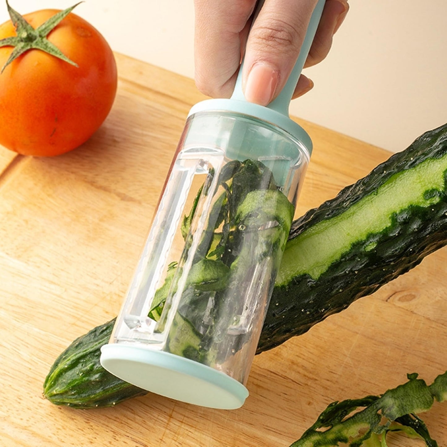 Multifunctional Peeler with Storage Box The Ultimate Solution for Peeling Vegetables, Fruits, and Scaling Fish Without the Mess! Keep Your Kitchen Immaculate with this Clever 2-in-1 Gadget!