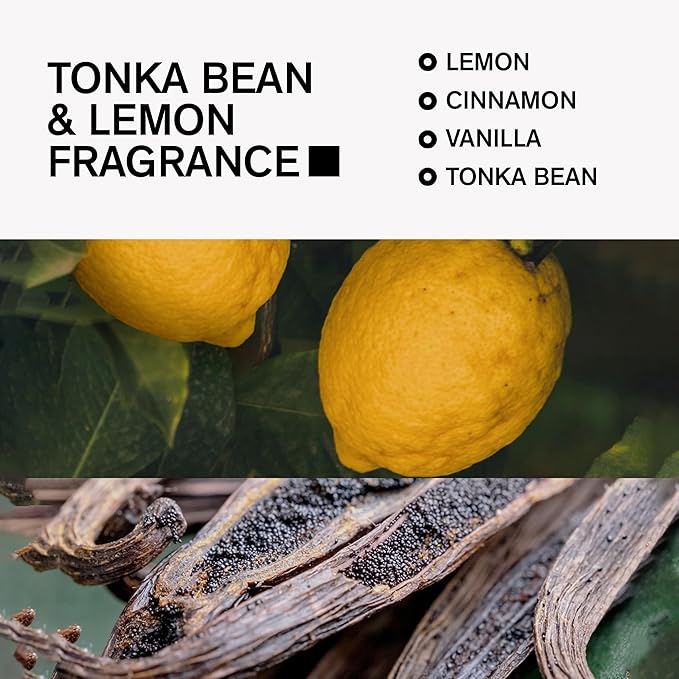 Aluminum-Free Deodorant for Men by Bravo Sierra, 1-Pack - Contains Natural Ingredients –Long Lasting All-Day Odor and Sweat Protection -Tonka Bean and Lemon, 3.2 oz -Paraben-Free, Vegan & Cruelty-Free