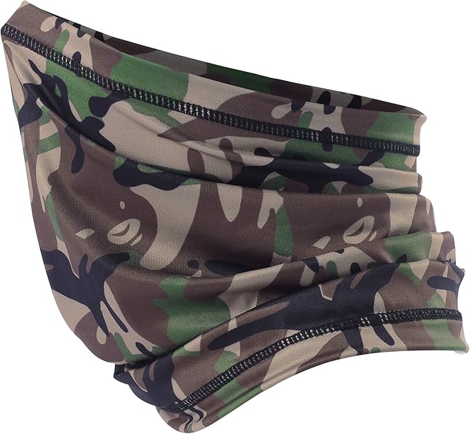UV Protection Cooling Neck Gaiter Face Mask Scarf for Men - Windproof Neck Cover Bandana Neck Warmer Mask
