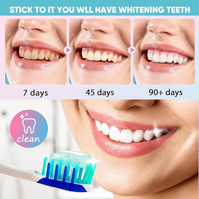 Niacinamide Whitening Toothpaste, Triple Action Whitening with Natural Gentle Care Deep Stains Radiant Smile Natural & Gentle Formula Fresh Breath (1)