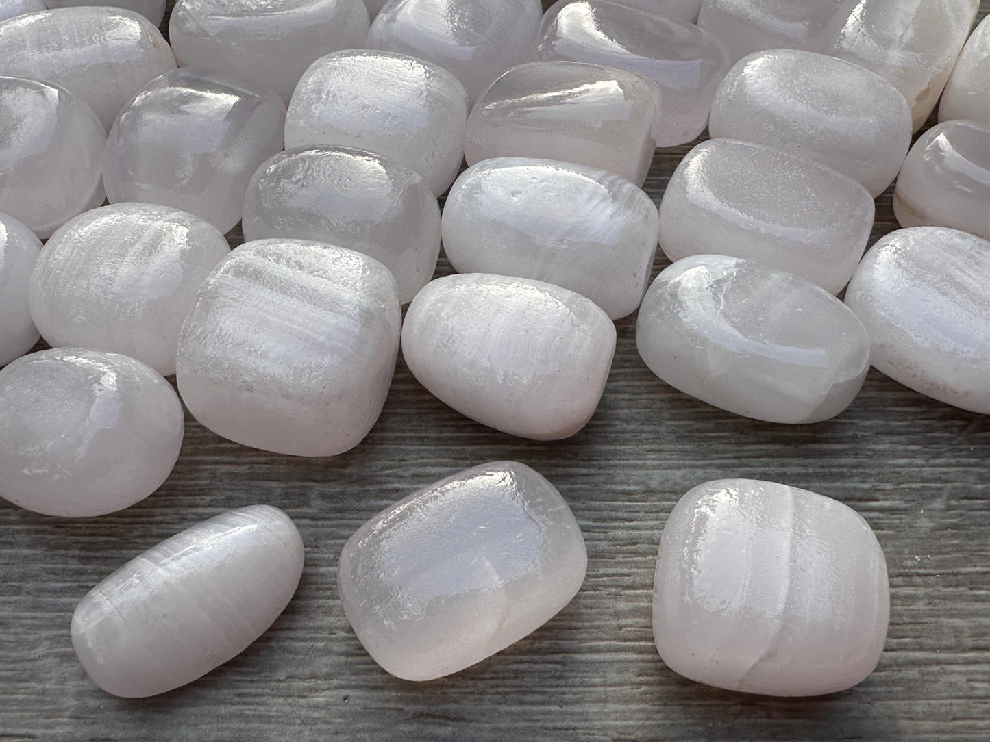 GAF TREASURES 5 Pcs Pink Calcite Tumbled Stones, Polished Natural Pink Calcite Gemstone, Pink Calcite Healing Crystals (Pink Calcite)