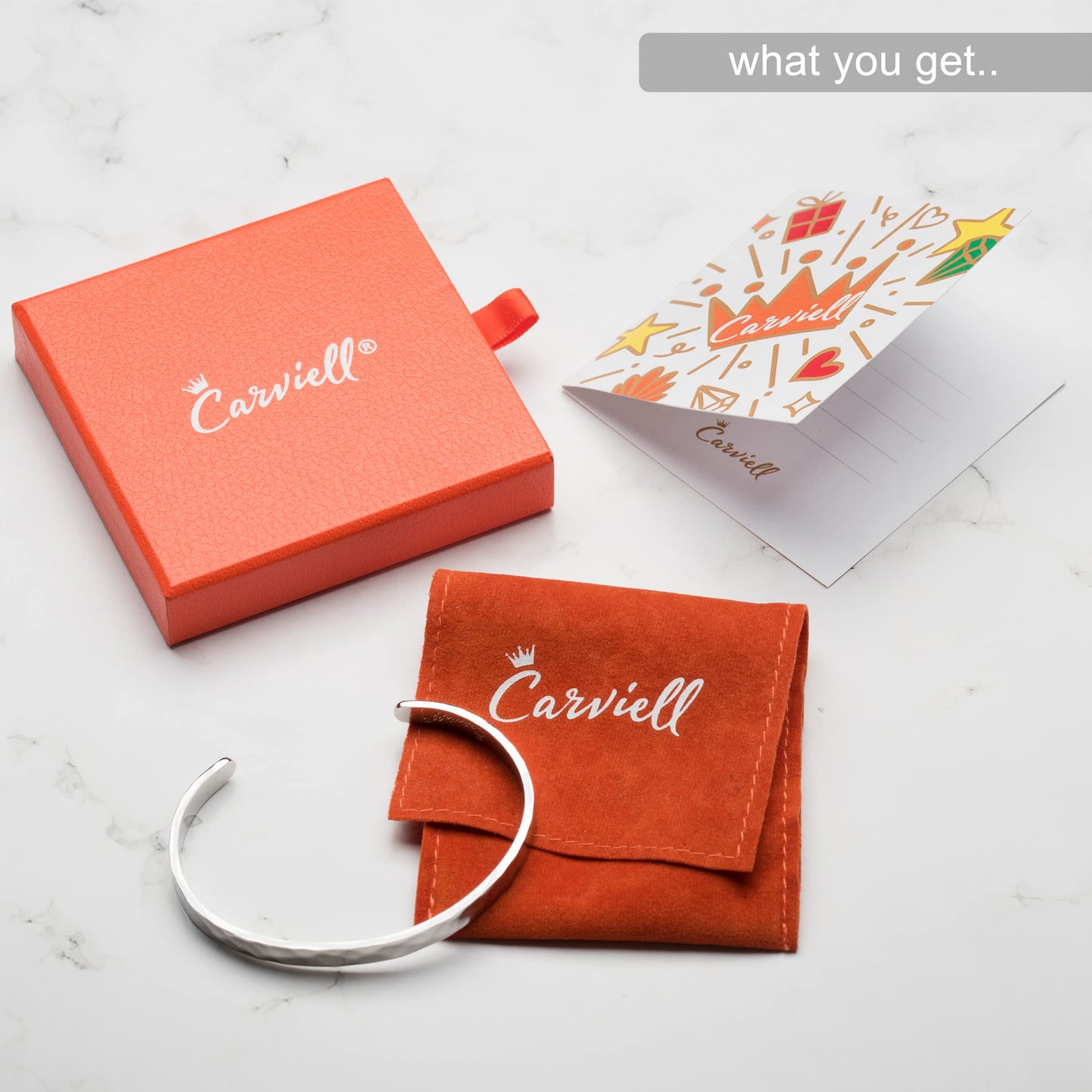 Carviell Bracelet, Funny Birthday Gift for Sister, Sister Bracelet Jewelry, Silver Personalized Cuff