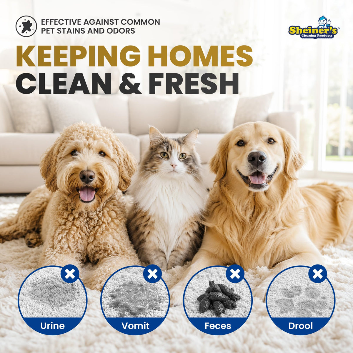 Pet Stain Remover & Pet Odor Eliminator (32 Fl Oz)