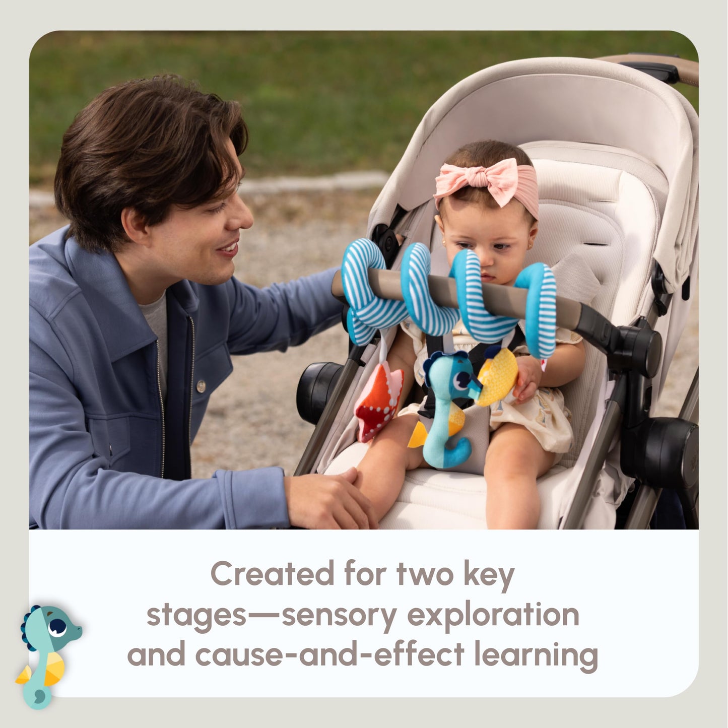 Tiny Love Spiral Stroller Activity Toy, Tiny Mariners