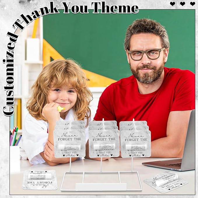 30 Pack Christmas Employee Appreciation Gift Lip Balms Bulk Staff Teacher Team Volunteer Thank You Gift Thanksgiving Christmas Appreciation Party Favor for Women Men(Cute,White)