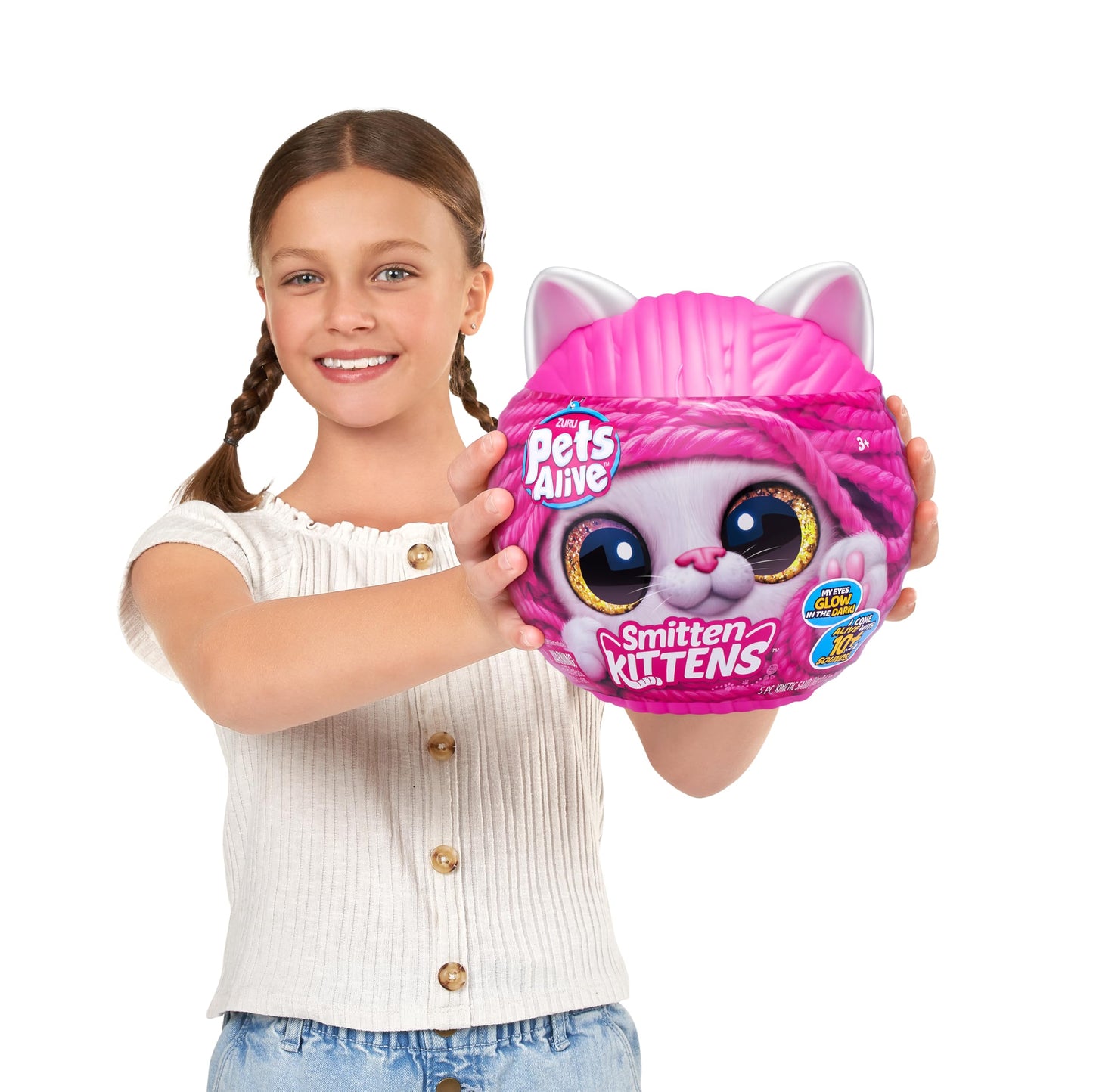 Pets Alive Smitten Kittens Surprise (British Shorthair Cat Sissy) by ZURU Nurture Play Soft Toy Unboxing Adopt Interactive 10 Sounds