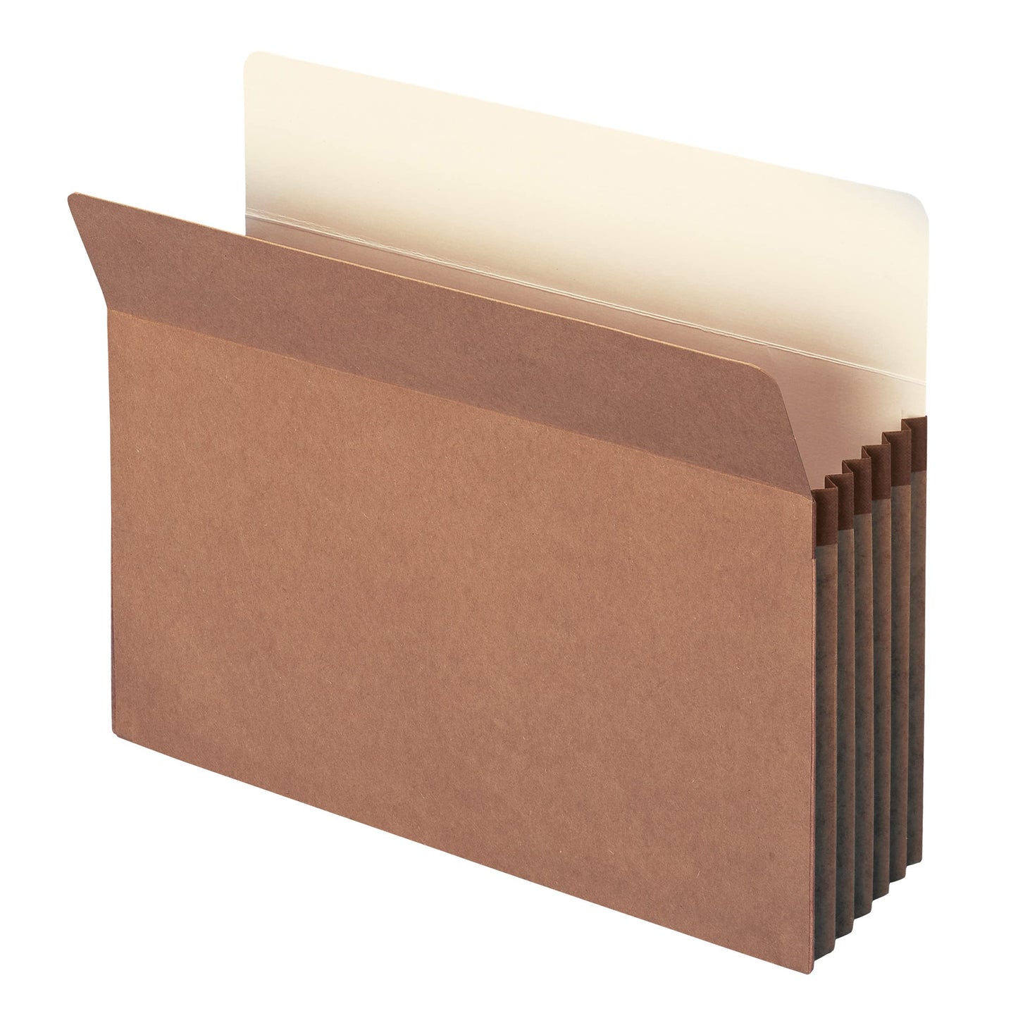 Smead File Pocket, Straight-Cut Tab, 5-1/4" Expansion, Letter Size, Redrope, 10 per Box (73234)
