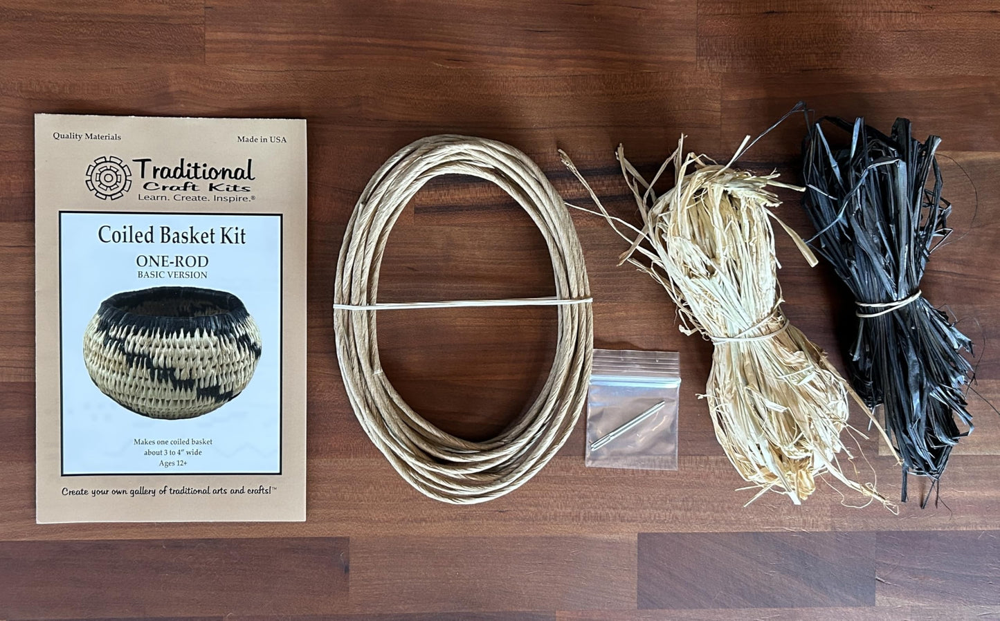 Traditional Craft Kits Coiled Basket Kit (Basic Version)