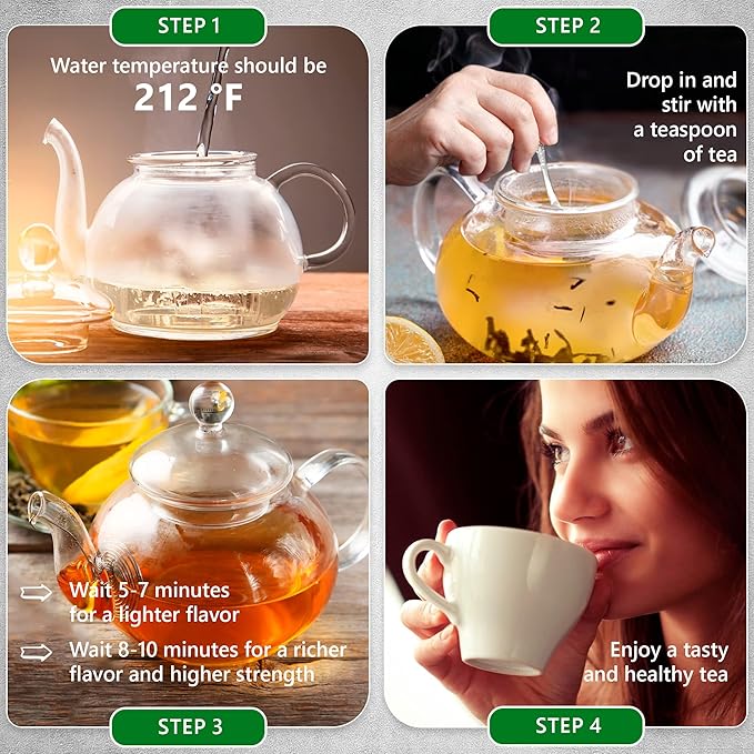 Lemongrass Tea Loose Leaf Bulk – 8 oz Loose Leaf Herbal Tea – Tea With Lemongrass – Lemongrass Teas – Caffeine Free - Loose Leaf Tea Lemongrass - Lemongrass Tea Loose – Lemongrass For Tea