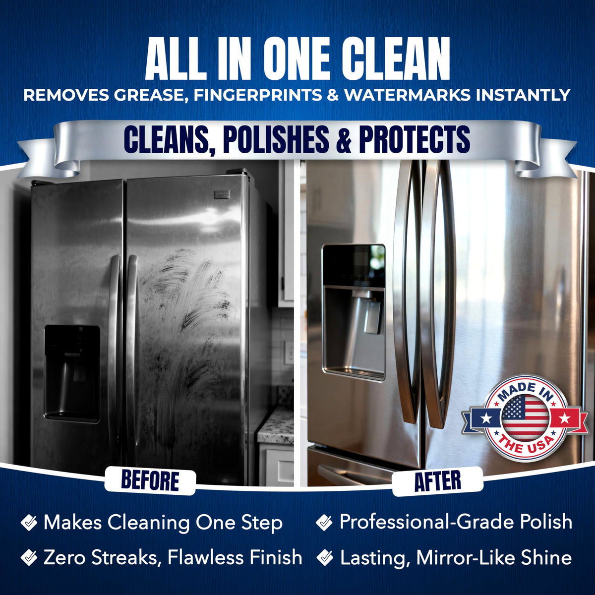 10oz Stainless Steel Cleaner and Polish (10 Fl Oz)