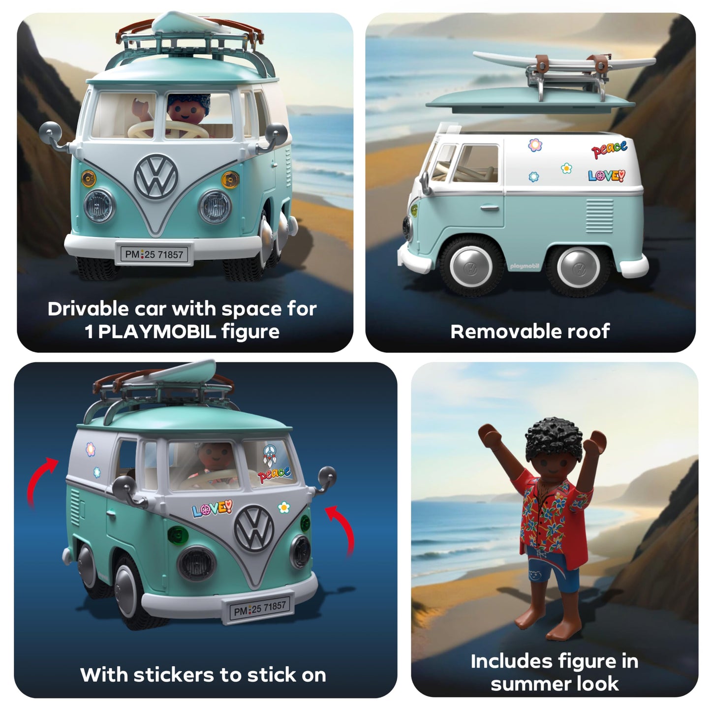 Playmobil X Volkswagen T1 Camper