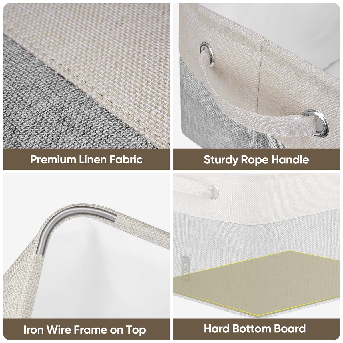1 Pack Fabric Closet Storage Bins for Shelves