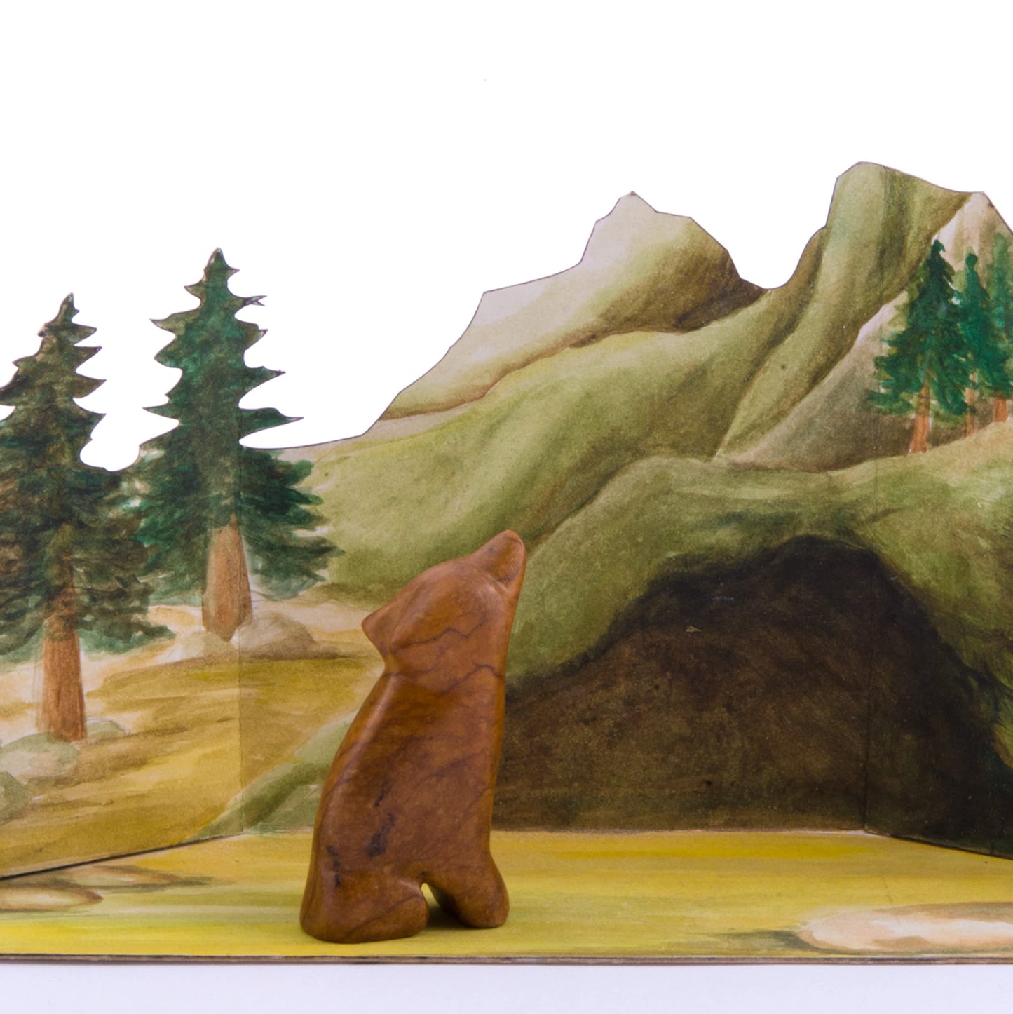 STUDIOSTONE CREATIVE DIY Arts & Crafts Carving Kit Kids Adults Wolf Sculpture Soapstone