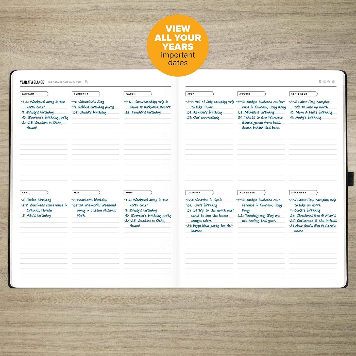 Get Stuff Done Planner for Productivity - 1 Year Undated Daily Planner, 8.5- x 11- - Sturdy & Smart Organizer for Goal Setting - Personal Organizer for Men & Women