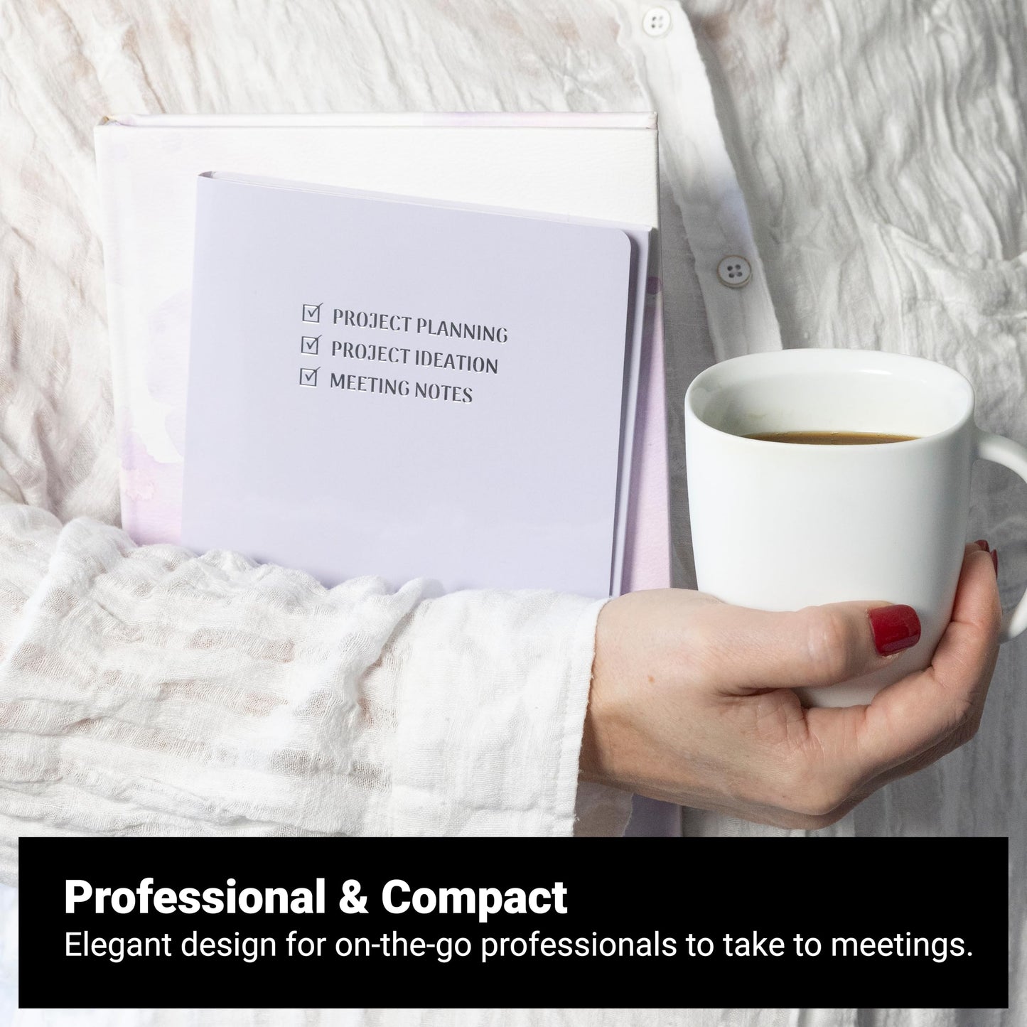 Project Planner Kit & Meeting Notebook for Work – 90 Large Sticky Notes for Organization,Meetings,Work/Project Management, Business Professionals & Work Planners
