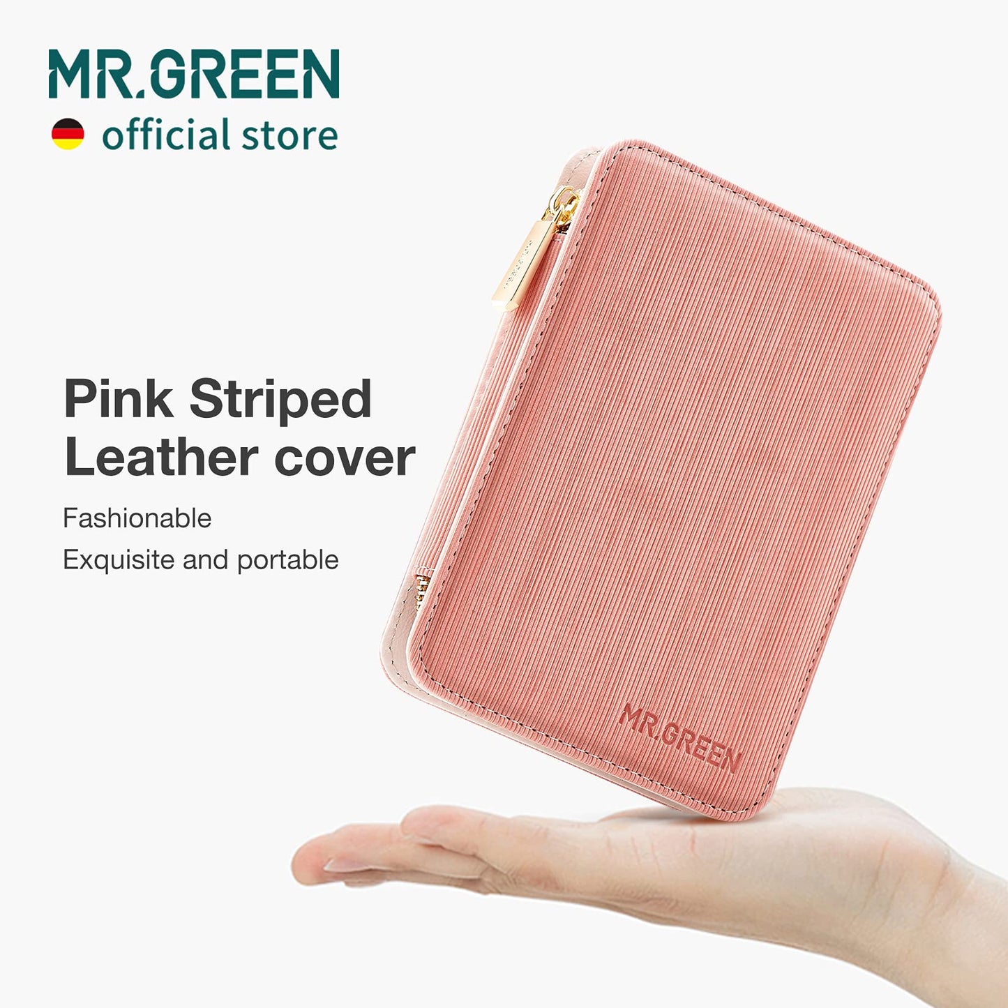 MR.GREEN 7in1 Manicure Sets Personal Care Tools Stainless Steel Professional Nail Clippers Pedicure Set Travel Case Kits (Mr-6020)