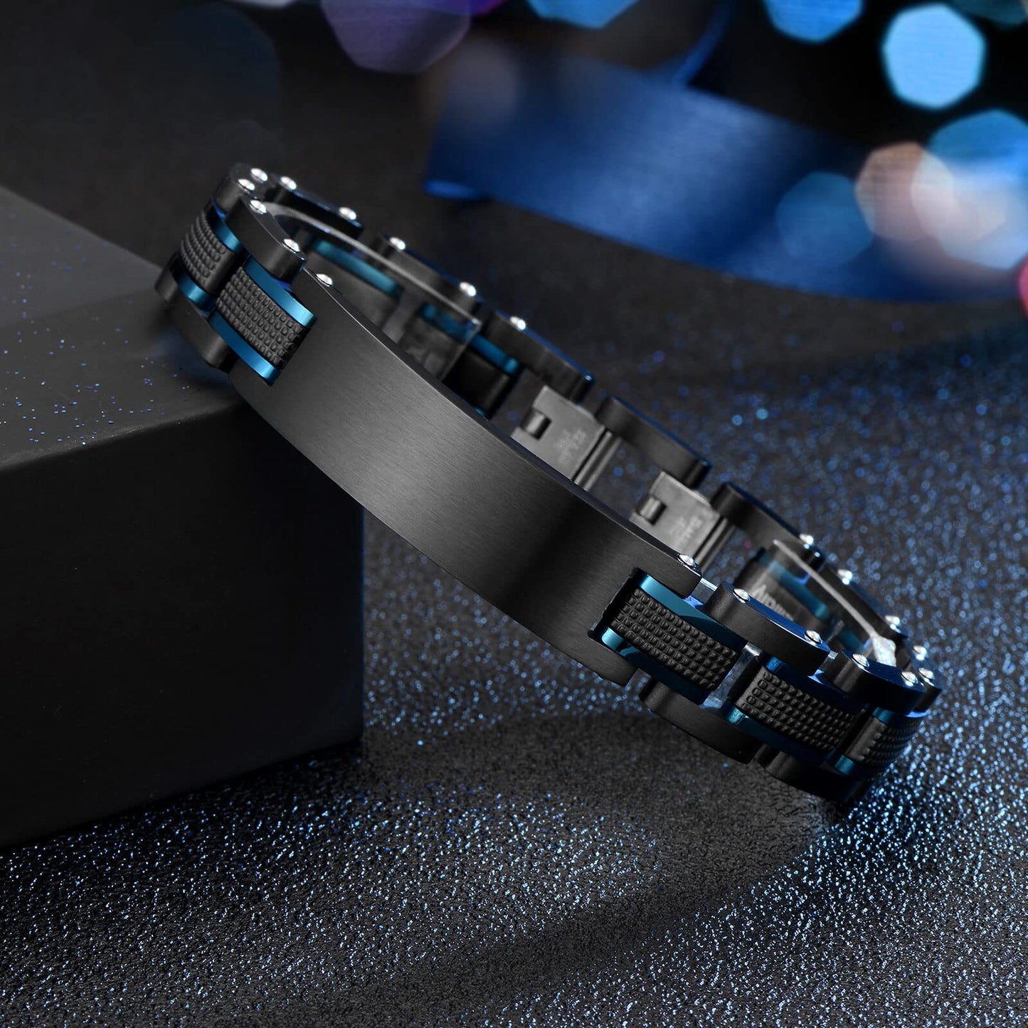 Zillaly bracelets for men Personalized Sculpture Father Jewelry Men's Gift Father