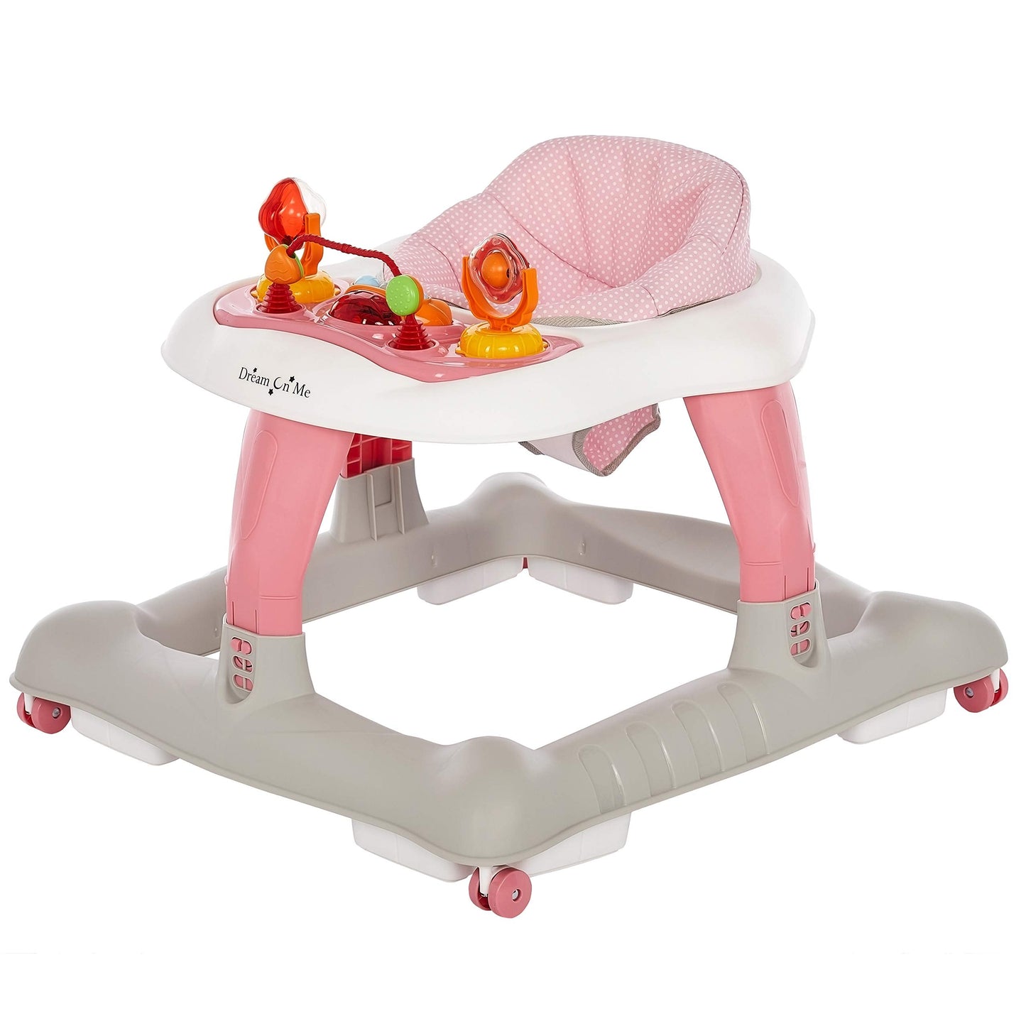 Dream On Me Explorer Baby Walker, Pebble Grey, 10 lb