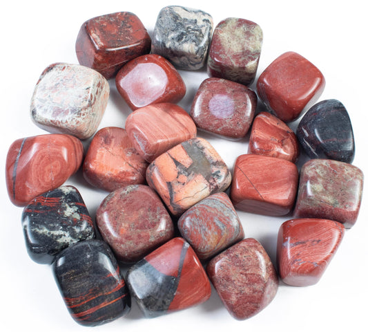 "Crocon 1LB Noreena Jasper Tumbled Stones and Crystals Bulk 2000+ Carats Natural Crystal Kit for Reiki Healing Crystal Polished, Tumble Stones, Chakra Balancing, Reiki Gift, Home Decor Size : 20mm "
