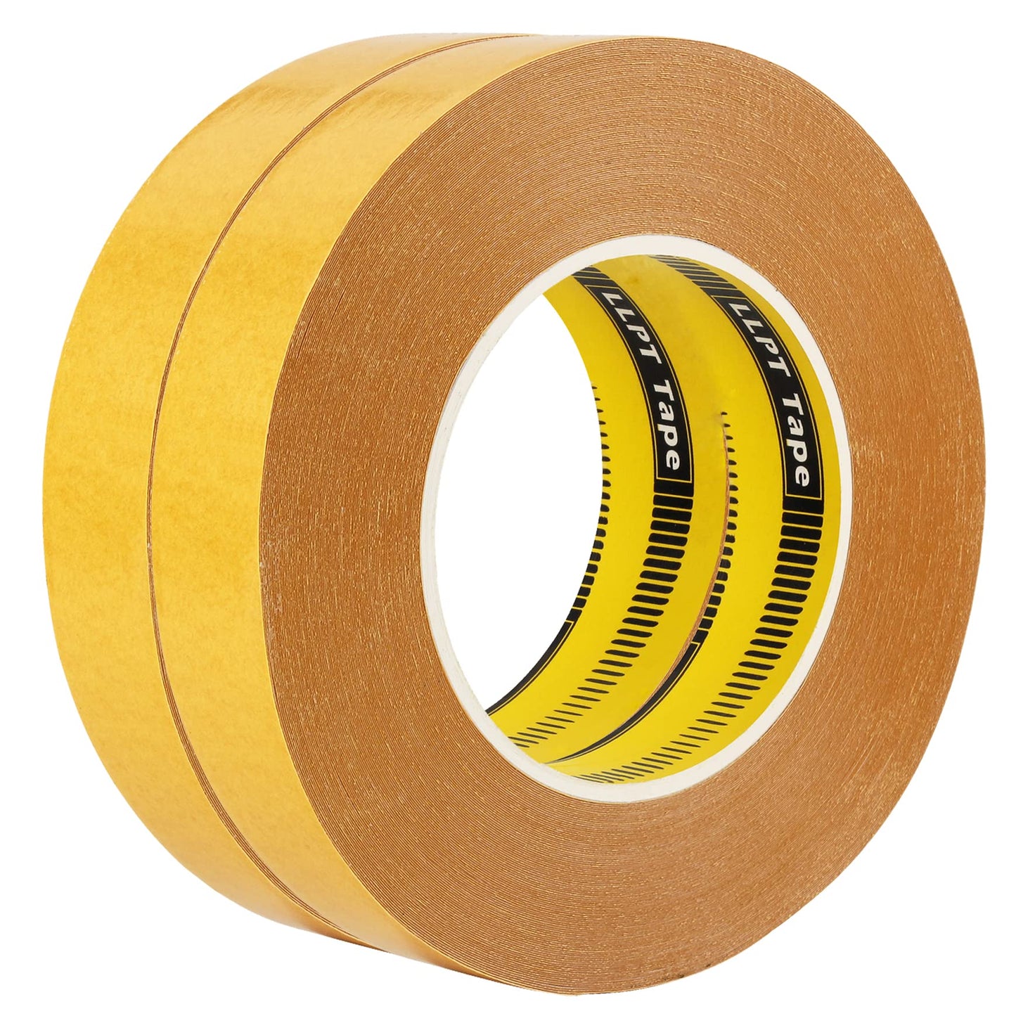 LLPT Double Sided Woodworking Tape 2 Pack 1 Inch x 36 Yards Each Roll Double Face Turner Tape for CNC and Wood Template Removable Residue Free (WT265)