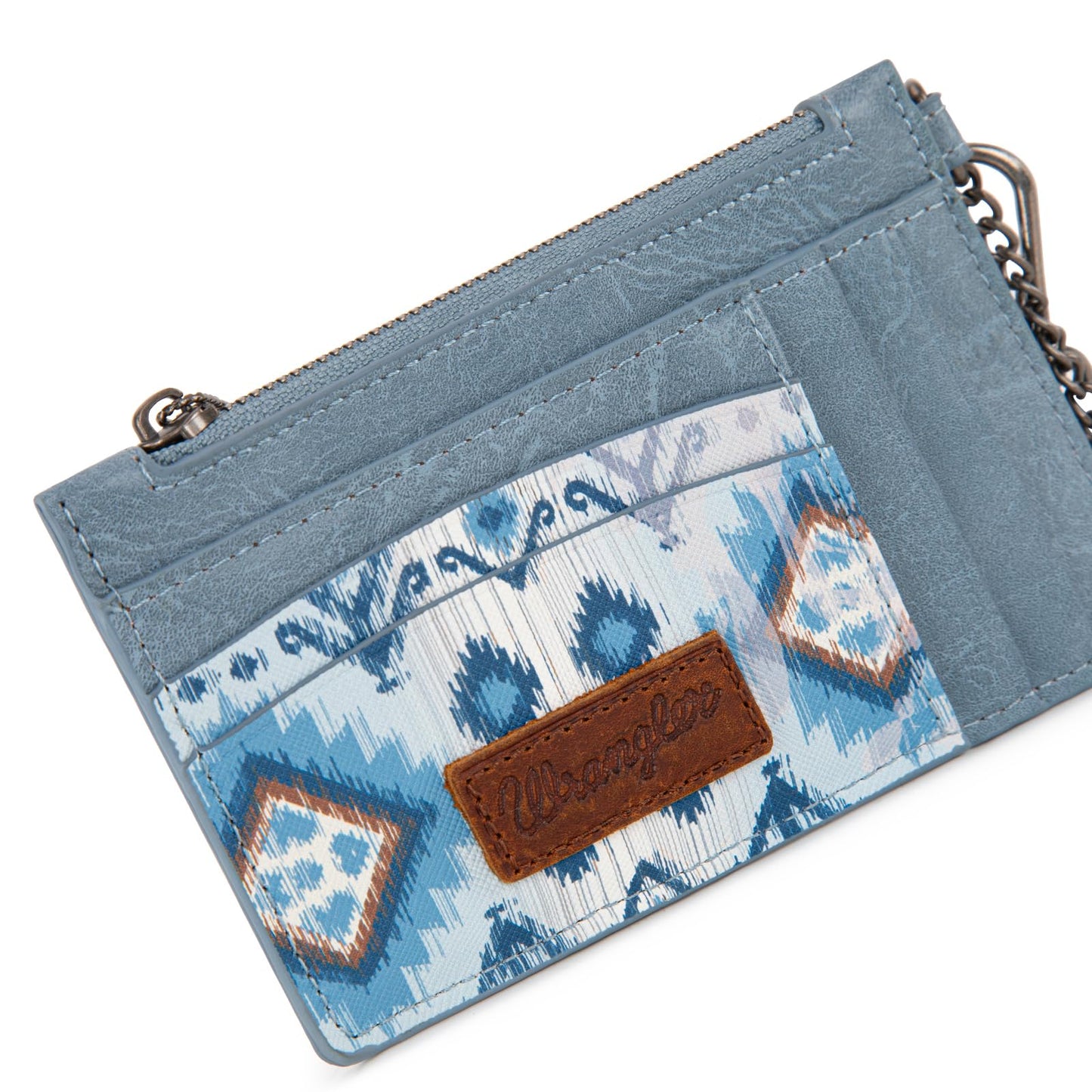 Montana West X Wrangler Aztec Wallet Card Holder Small Wallets Woman Slim Wristlet Keychain Wallet, Card Cases & Money Organizers Ladies Female with Coin Purse