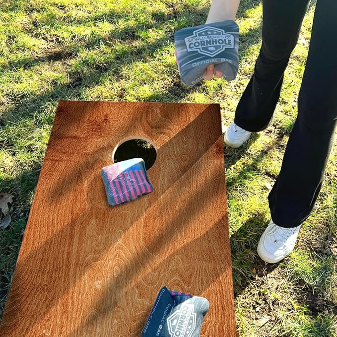 World Series of Cornhole All-Weather Cornhole Boards – Regulation 2x4 PVC Outdoor Cornhole Game Set for Backyard, Beach, Tailgate & Family Fun – Durable, Rust-Free, Tournament-Grade Boards