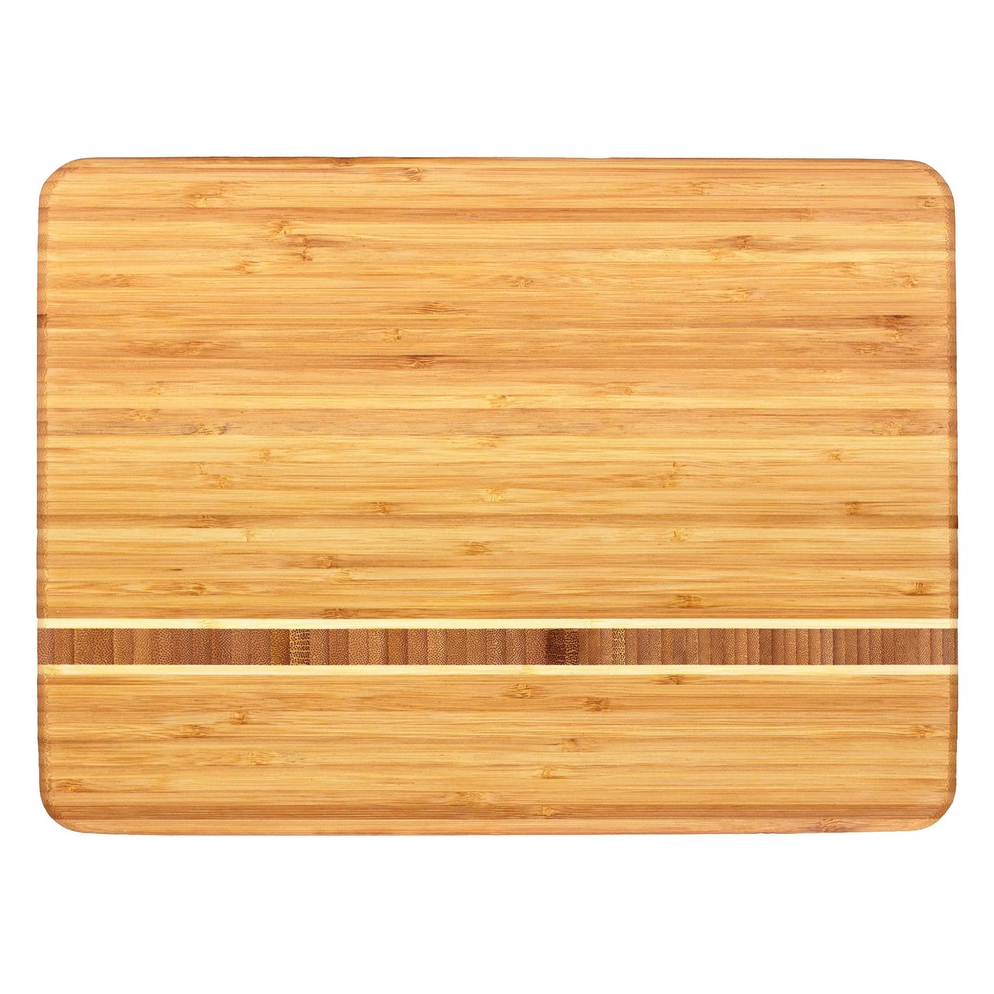 Totally Bamboo Martinique Bamboo Serving and Cutting Board, 15" x 11"