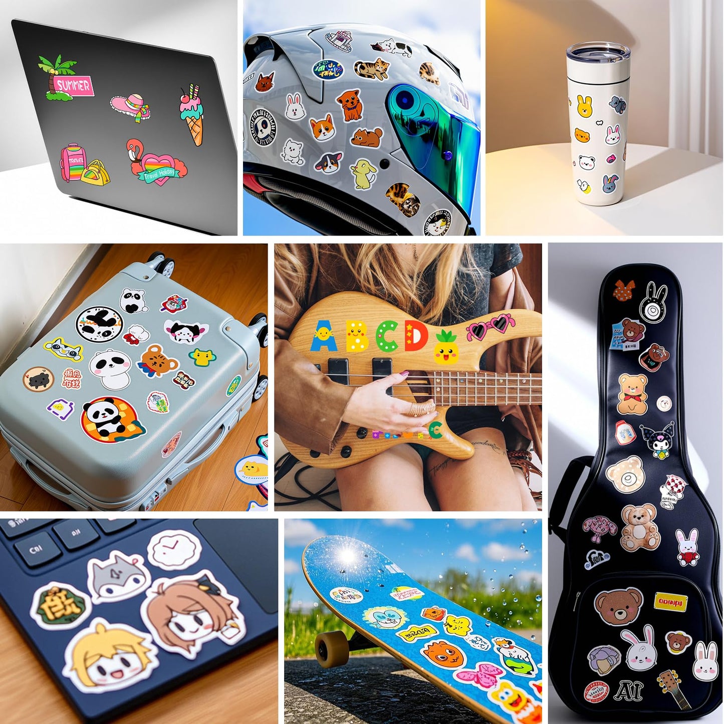 60 Sheets Premium Printable Vinyl Sticker Paper for Inkjet Printers Glossy White 8.5x11 Inch Waterproof & Vibrant Colours Retains Ink Well Tear Resistant Great for Cutting Machines