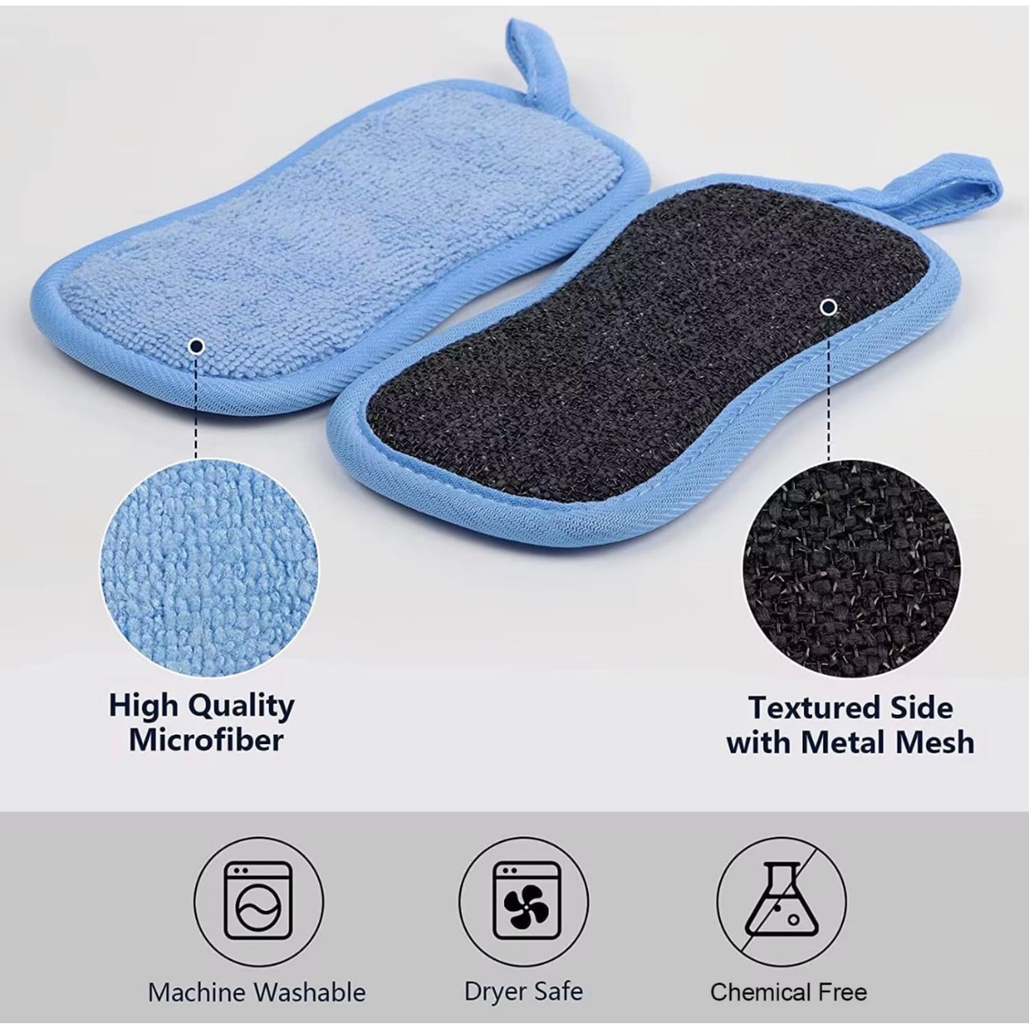 Bar_Keeper_Friend Soft Cleanser (26 oz) + 2 Dual-Sided Non-Scratch Scrubbing Sponge | Multipurpose Cleaning Kit for Kitchen, Cookware & Stainless Steel | ULTIMATE CLEANING KIT