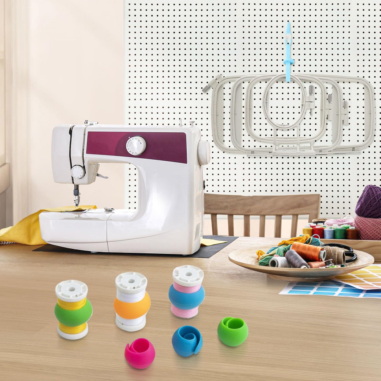 MagnaHoop Embroidery Hoops for Brother PE900 SE2000 PE800 SE1900 PE770 780D PE700 PC6500 Brother Innovis 1250 700 Babylock Embroidery Machine Hoop