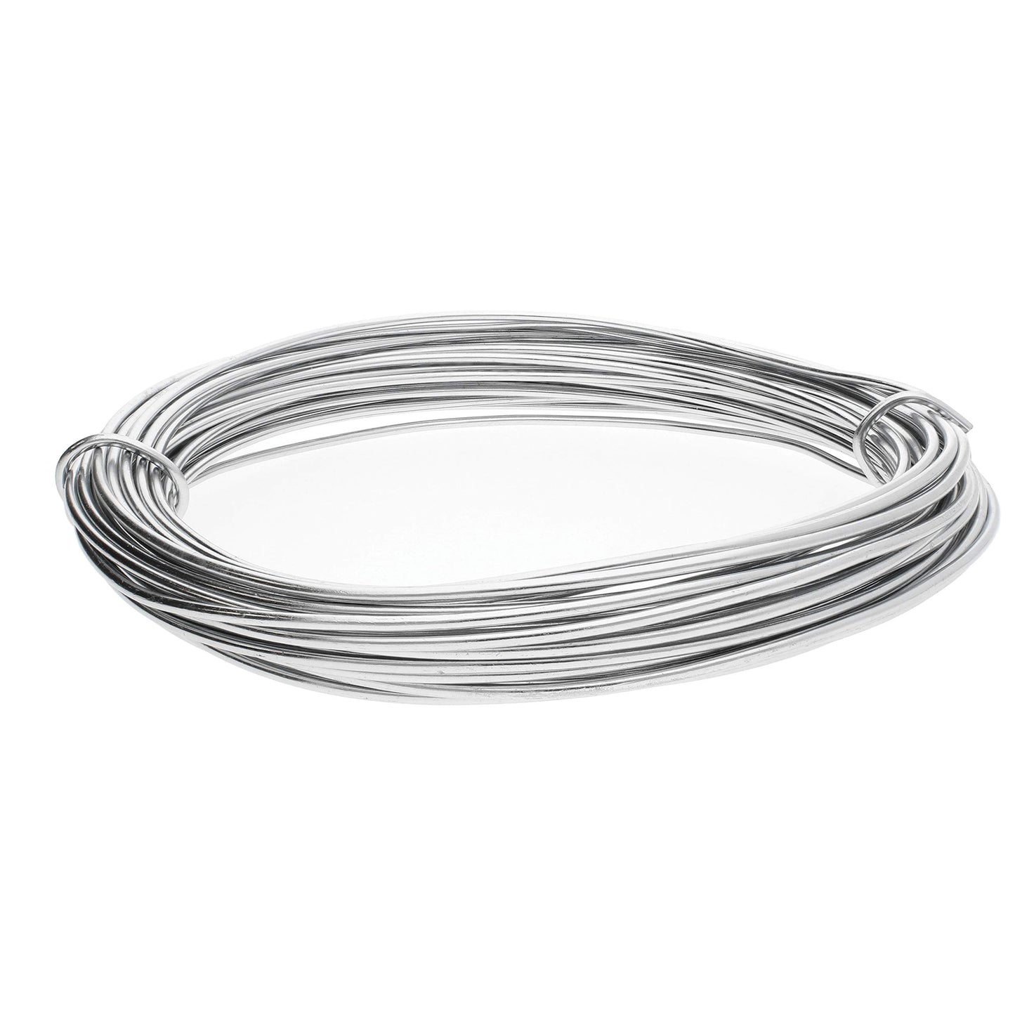 The Beadsmith Anodized Aluminum Wire – 12 Gauge – 39 feet – Silver Color – Bendable Craft Wire Used to Jewelry Making, Wire Wrapping, Sculpting, Floral, Modeling and Other DIY Arts & Crafts