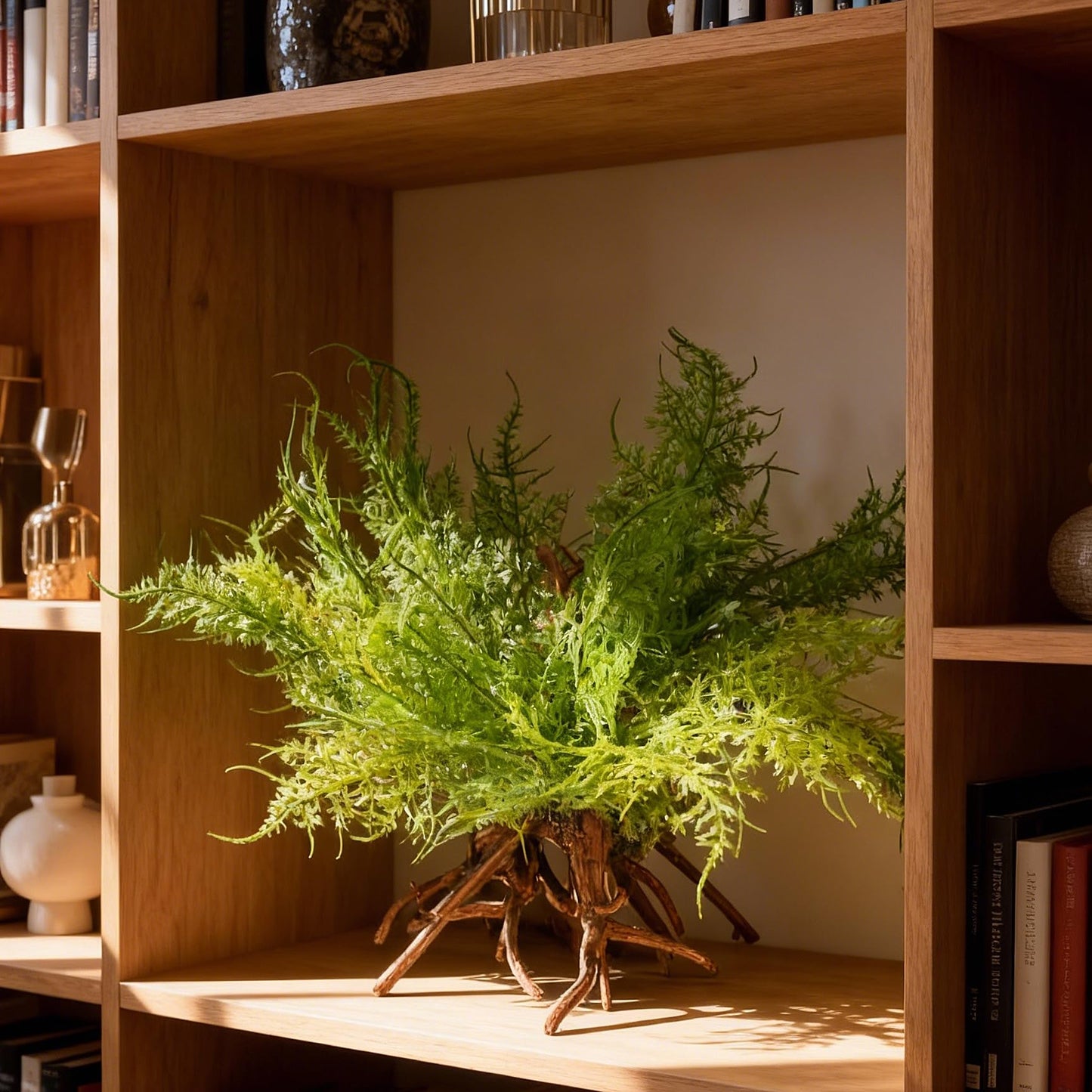 Abzo Fake Plant Artificial Greenery Potted Plants, Fake Plants for Home Decor Indoor, Faux Greenery for Office Desk Farmhouse Bathroom Shelf Table Decor