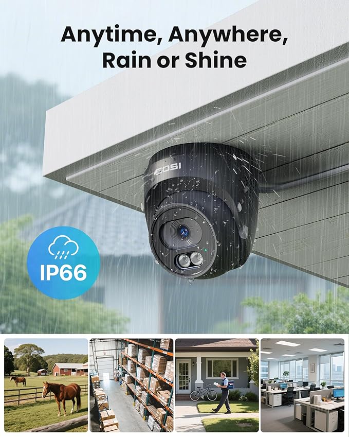 ZOSI C220 16CH 4K PoE Home Security Camera System, 16 Channel 4K 8MP NVR with 4TB HDD for 24/7 Record, 14 x 4MP(1440p) QHD 2.5K Dome IP Cameras Outdoor Indoor, Smart AI Human Detection, Two-Way Audio