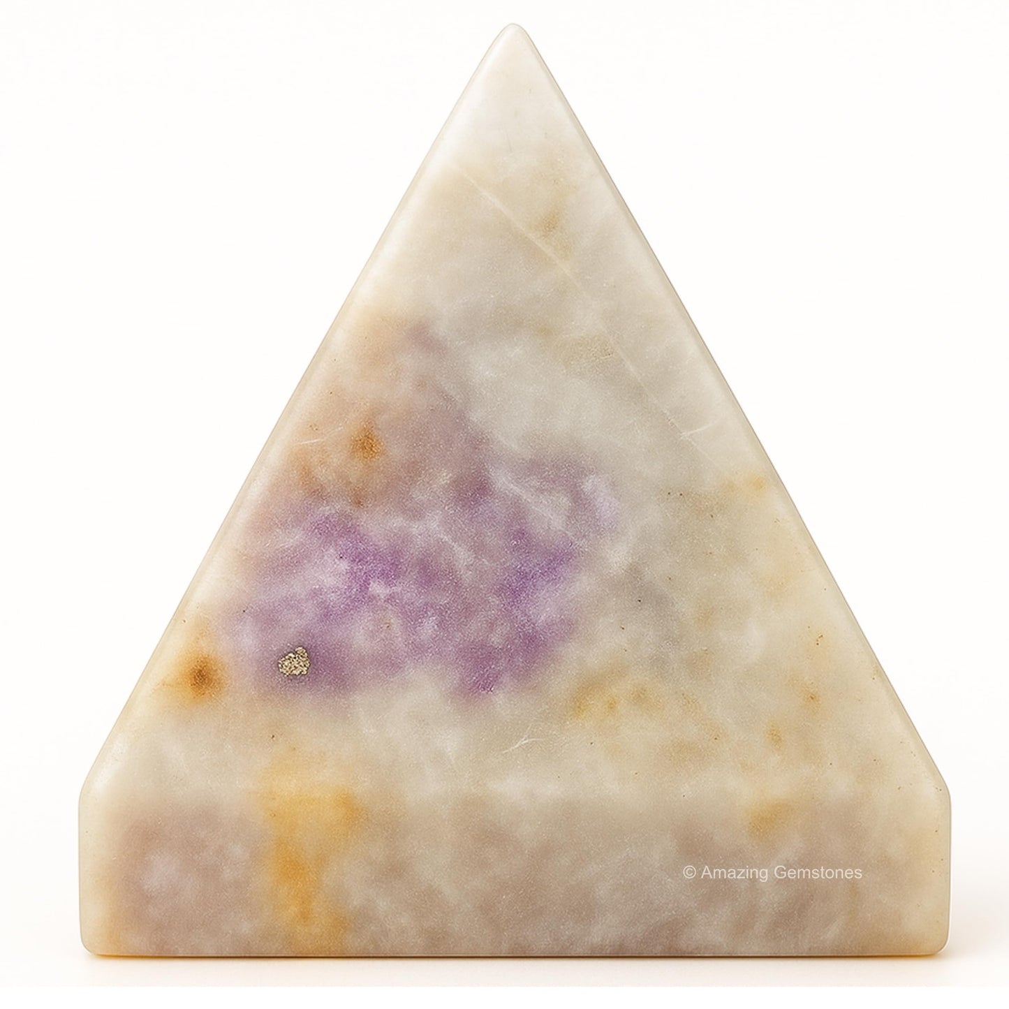 Amazing Gemstone Hackmanite Pyramid Crystal Healing Stones - 1.5" Great Pyramid Figurine of Natural Stone Pyramid for Meditation, Reiki, Chakra Balancing and Crystal Pyramids Grid