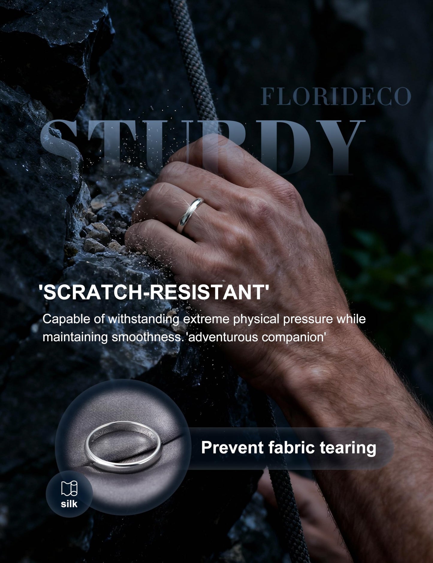 Florideco 3mm Stainless Steel Ring Wedding Bands for Women Mens Ring Wedding Band Plain Dome High Polished Size 7