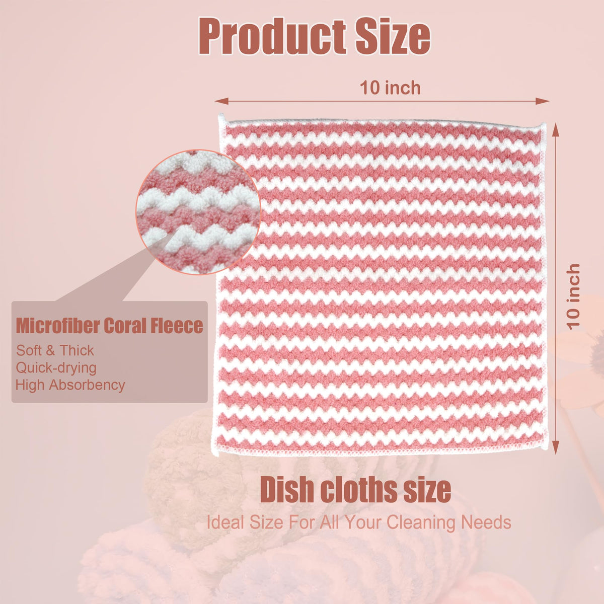 Microfiber Cleaning Cloth (12 Count)