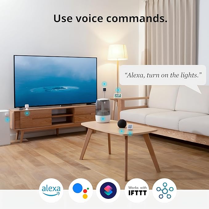 SwitchBot Hub Mini Smart Remote - IR Universal Remote, WiFi IR Blaster for TV, Air Conditioner, Compatible with Alexa, Google Home, Link SwitchBot to Wi-Fi (Support 2.4GHz)