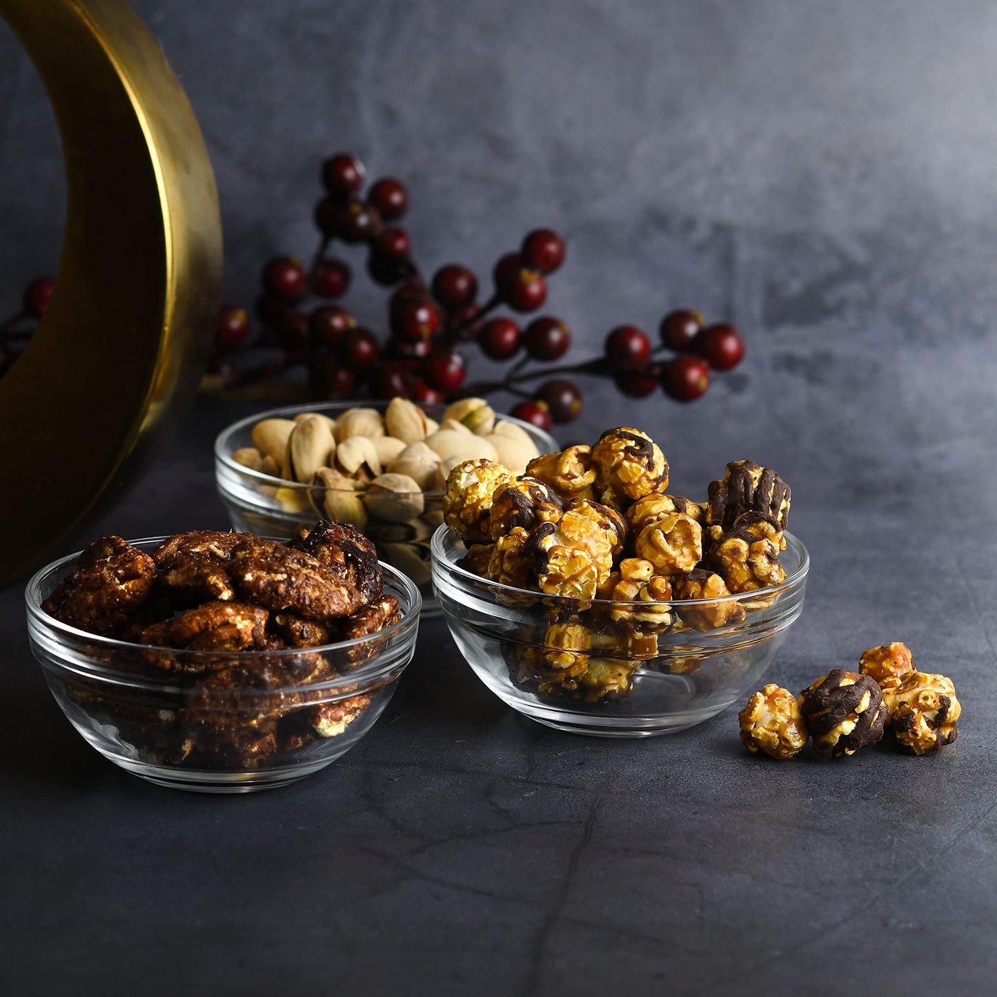 Lartique Mini 3.5 Inch Glass Bowls - Perfect for Prep, Dips, Nuts, or Candy - Set of 12