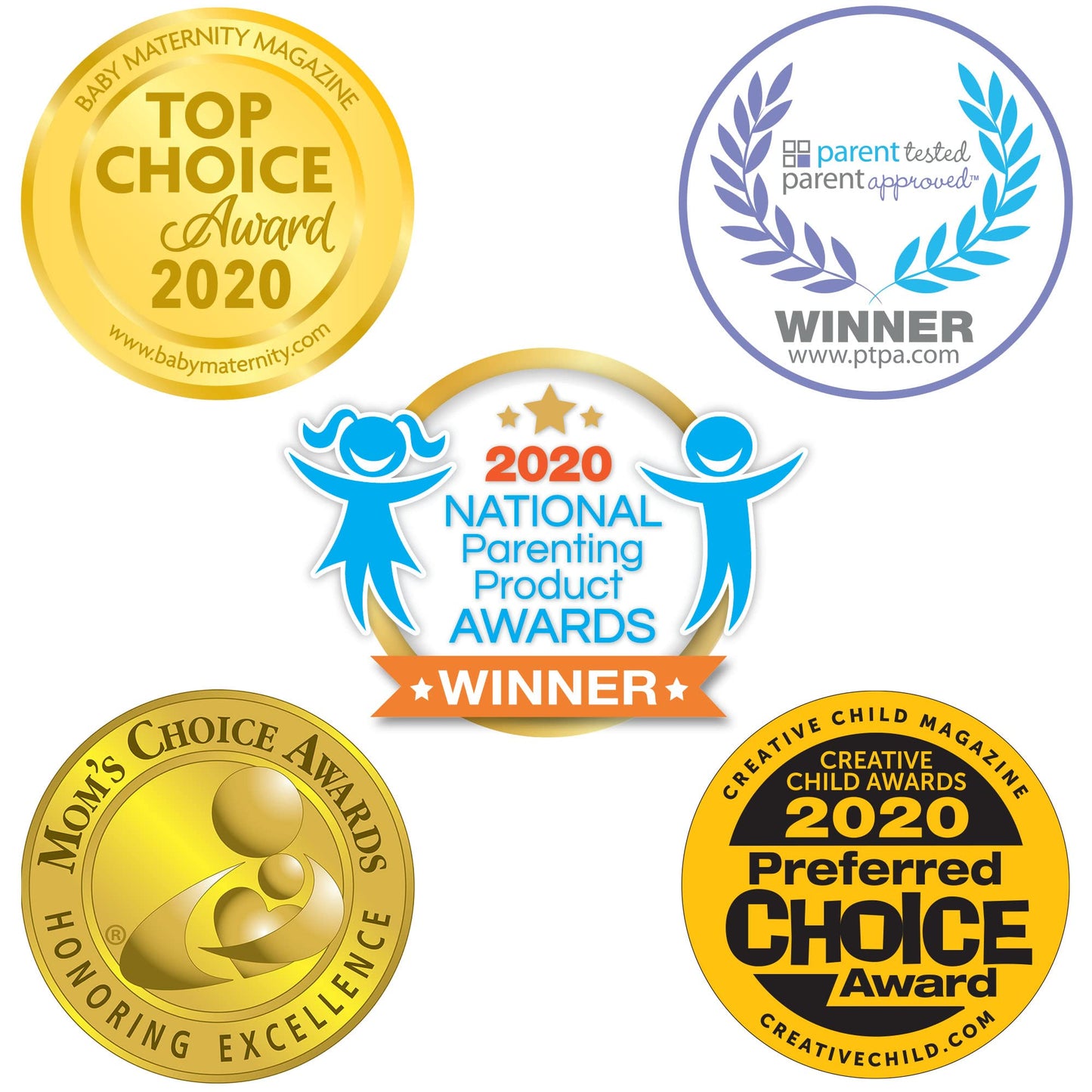 Chicco PhysioForma Orthodontic Pacifier for Babies 0-6 Months, 100% Soft Silicone, BPA Free & Breathing Support, 4-Pack with Sterilizing Case, Clear